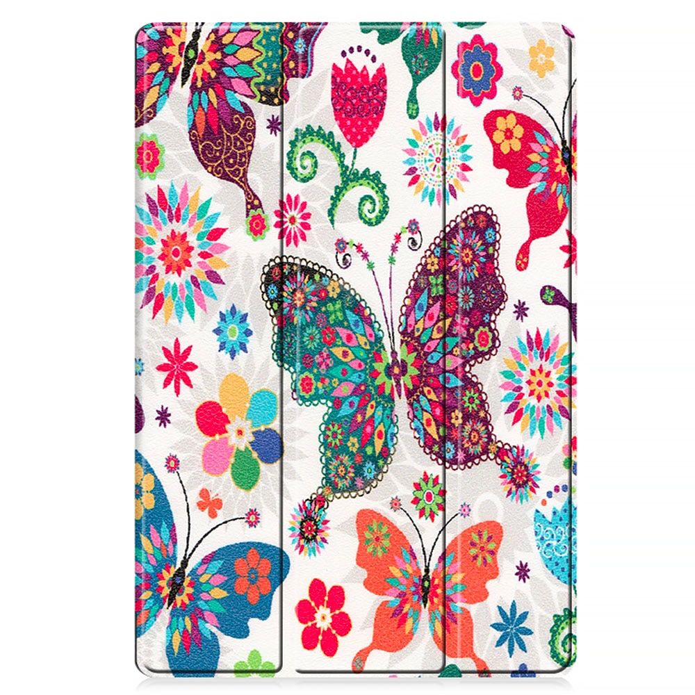 Husa tableta din piele pentru Samsung Galaxy Tab S9 \ S9 FE, Protectie Completa, Butterfly design, Multicolor