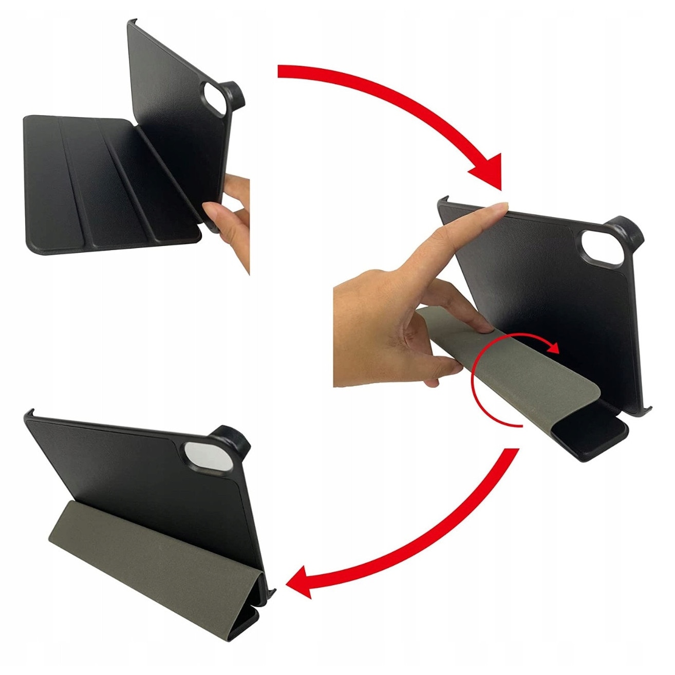 Husa tableta EtuiTab pentru Xiaomi Redmi Pad 10.6 2022, ecologica, cu suport, culoare la alegere