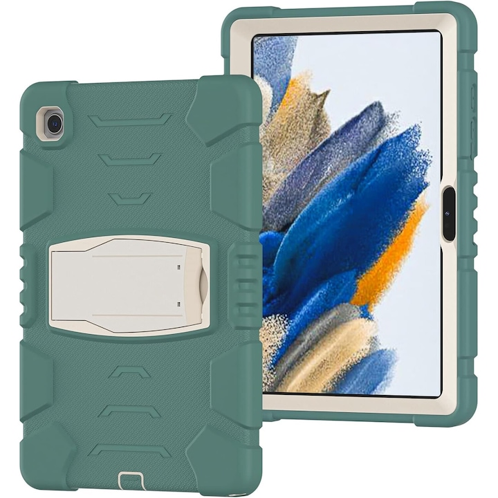Husa pentru iPad Air 4/5 10.9 si iPad Pro 11 2018/2020/2021, cu suport, verde