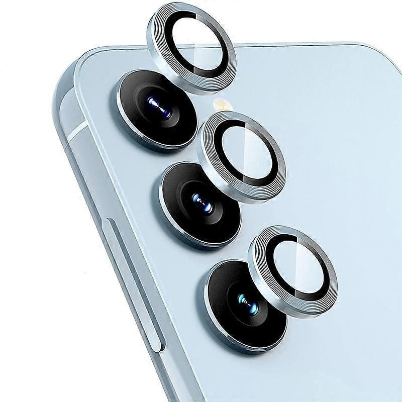 Folie Camera din sticla pentru Samsung Galaxy S25, Full Cover, 9H, Albastru, Atlas
