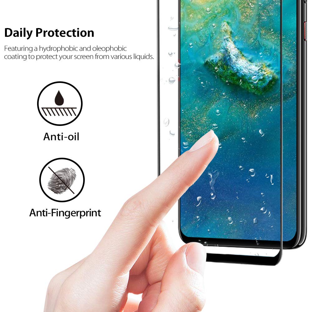 Folie protectie compatibila cu Samsung Galaxy A05, cu sticla securizata, Premium 6D, Full Glue (adeziv pe toata suprafata), Joyshell, margini negre