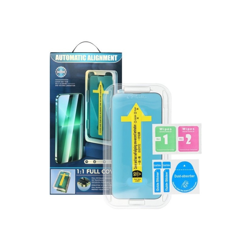 Folie Sticla Securizata Upzz Pro Compatibila Cu iPhone 14 Pro, Aplicator De Montaj Inclus