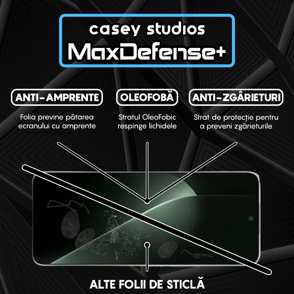 Folie Sticla CASEY STUDIOS compatibila cu Honor GT, Full Glue, Sticla Securizata, Duritate Militara, Ultra HD, Protectie Profesionala Ecran 3D, Anti Zgarieturi, Anti Socuri