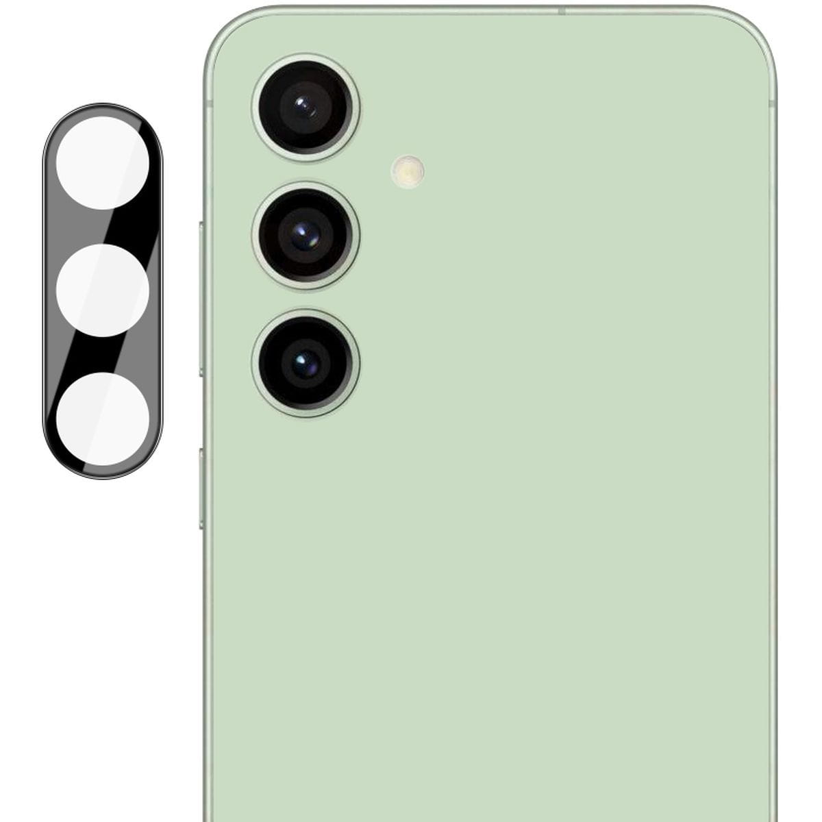 Set 2x Sticla camera photo Bizon Glass Lens pentru Galaxy S24 FE, transparenta
