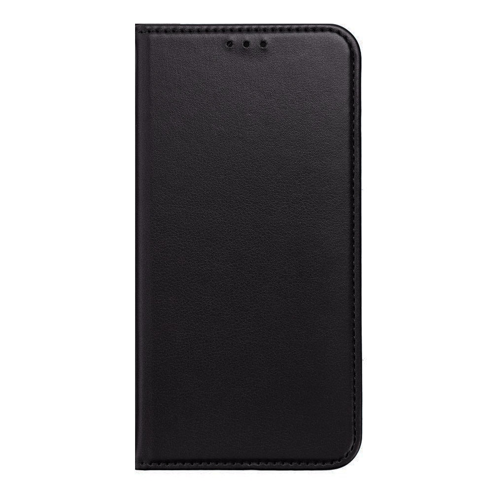 Husa pentru Samsung Galaxy S24, Piele ecologica, Premium PU Leather Book, Buzunar card, Inchidere magnetica, Functie stand / suport, Decupaj difuzor apeluri, Acoperire completa 360 de grade, Protectie fata-spate, Tip carte, Negru