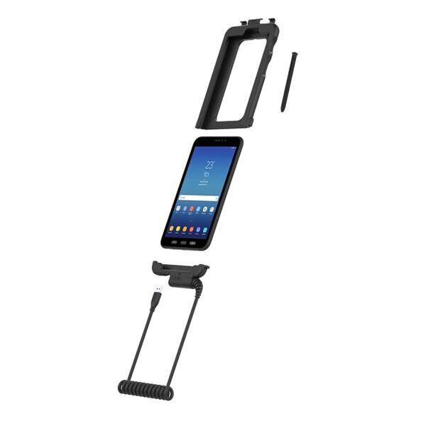 Carcasa RAM Tough-Case, Ram Mounts, pentru Samsung Galaxy Tab Active3 si Tab Active2, cablu de alimentare inclus, protectie optimizata