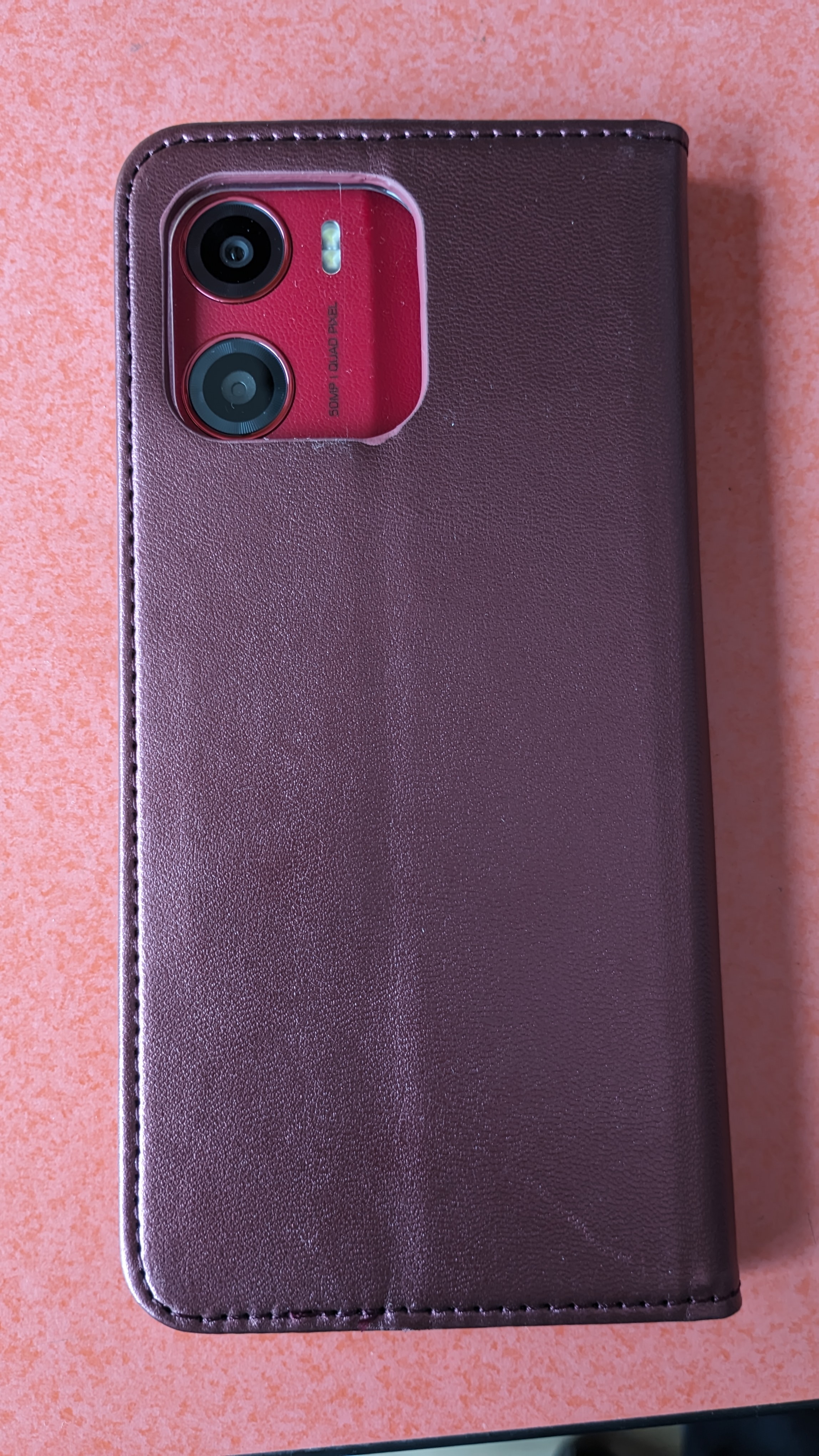 Husa pentru Motorola Moto G05, BestCase® Husa Tip Carte, Inchidere Magnetica, Buzunar Card, Auriu