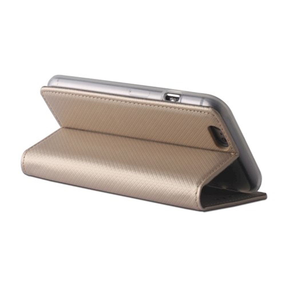 Husa pentru Motorola Moto G05, BestCase® Husa Tip Carte, Inchidere Magnetica, Buzunar Card, Auriu