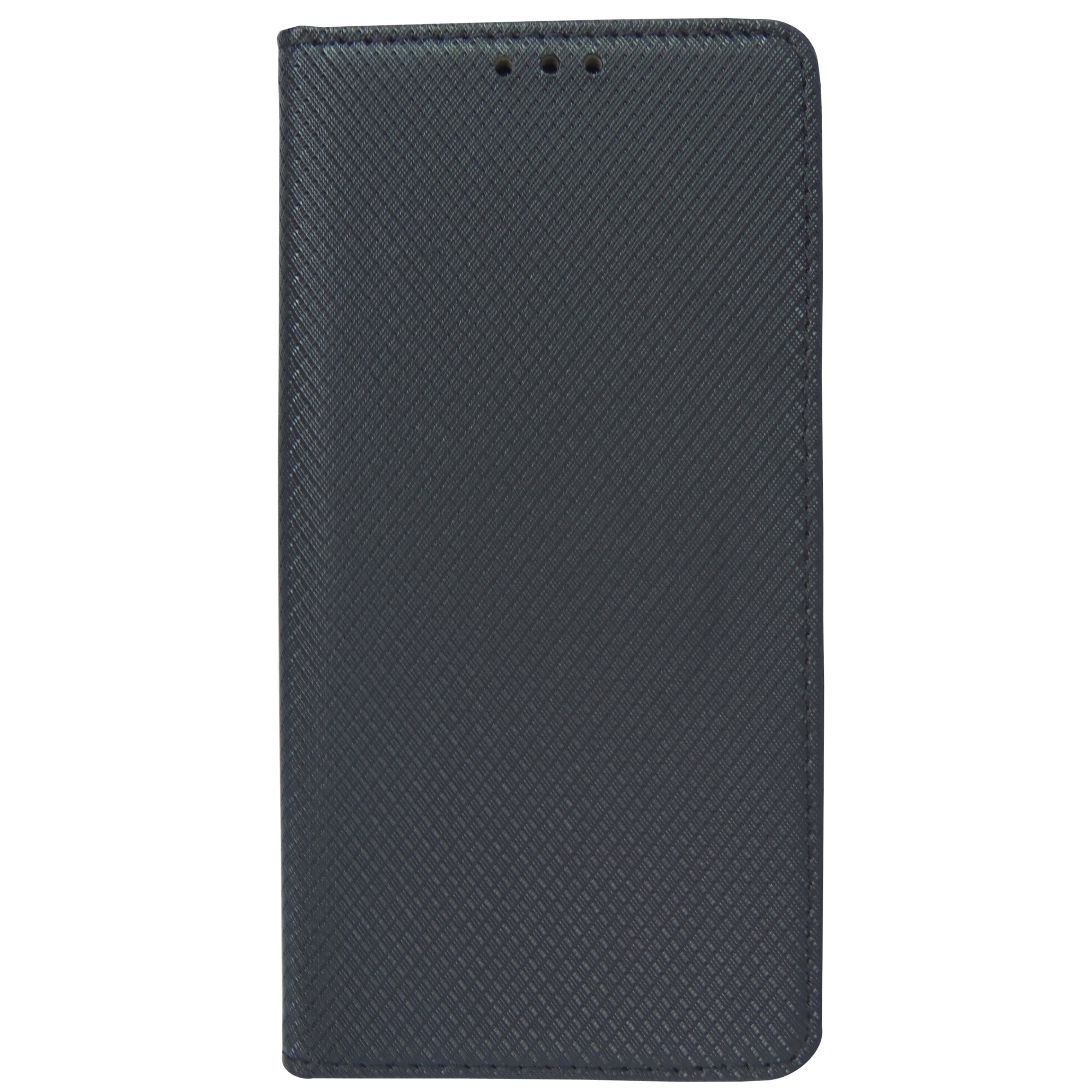 Husa tip carte cu stand Smart Magnet (romburi) neagra pentru Samsung Galaxy J3 (SM-J320F) (2016)
