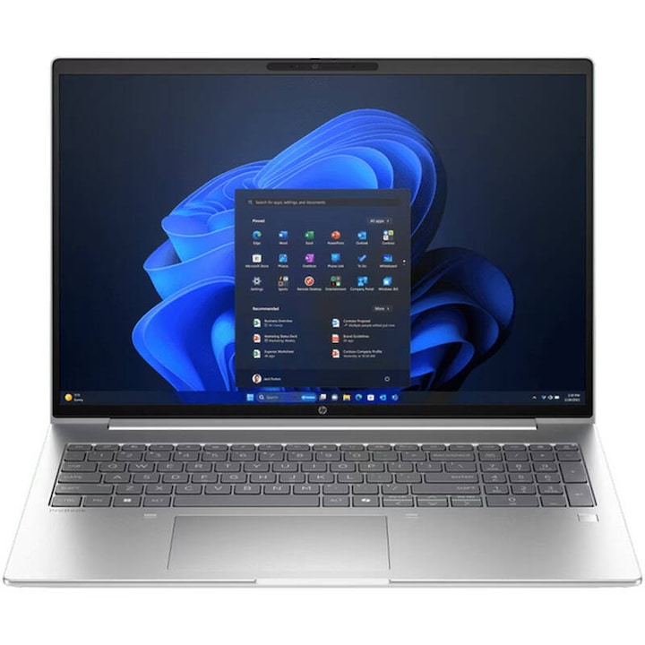 Laptop HP ProBook 4 G1i, Intel Core Ultra 5 225U, 24GB RAM, 512GB SSD, 16 inch, Silver