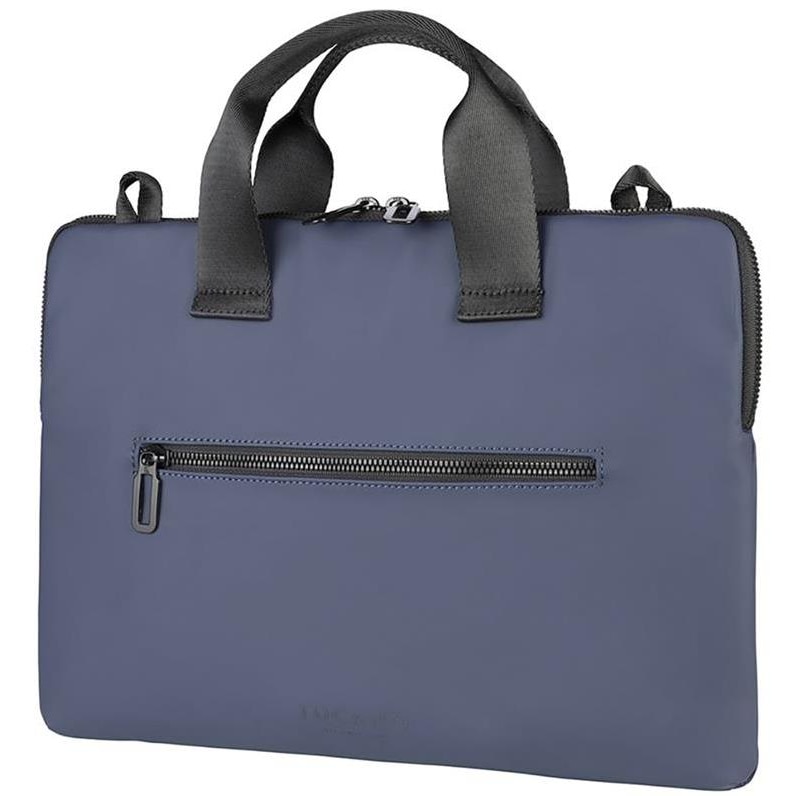 Geanta laptop Tucano, model Gommo 16", neagra, pentru laptopuri de 15,6" si 16" MacBook Pro (2021), cu curea reglabila si detasabila