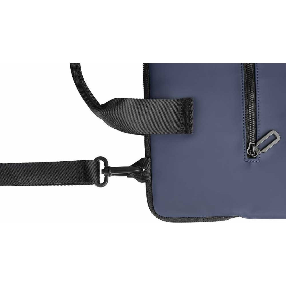 Geanta laptop Tucano, model Gommo 16", neagra, pentru laptopuri de 15,6" si 16" MacBook Pro (2021), cu curea reglabila si detasabila