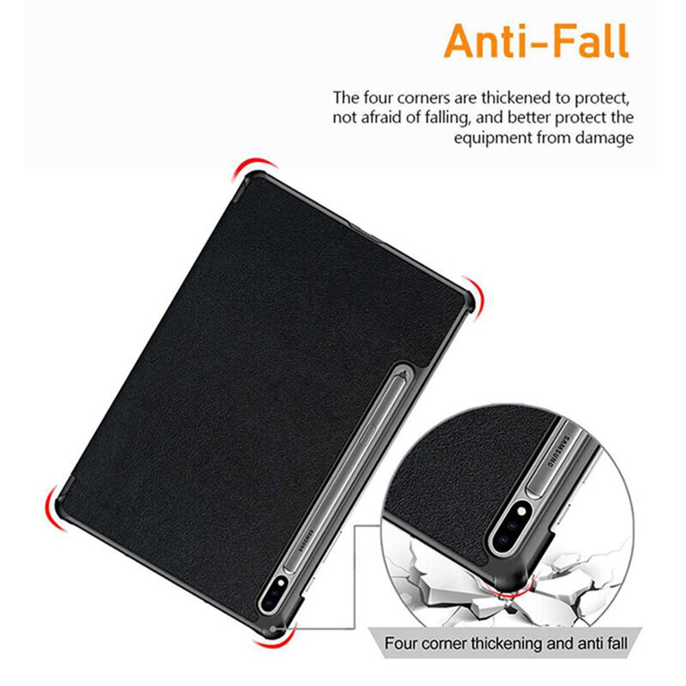 Husa pentru Samsung Galaxy Tab S8 Ultra / S9 Ultra / S10 Ultra - Techsuit FoldPro - Negru