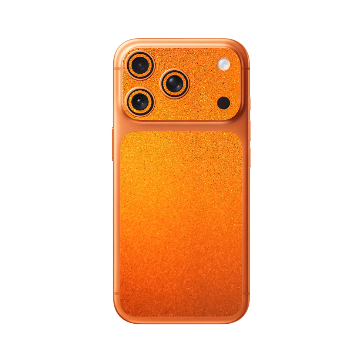 Folie iSkinz pentru Apple iPhone 17 Pro Max - Tangerine Dream, Simple Cut, Skin Adeziv Full Cover, Protectie Carcasa Spate si Laterale