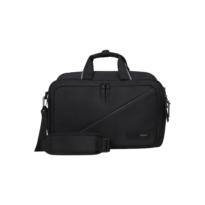 Geanta laptop American Tourister Take2Cabin 15,6", neagra, 400x250x200mm