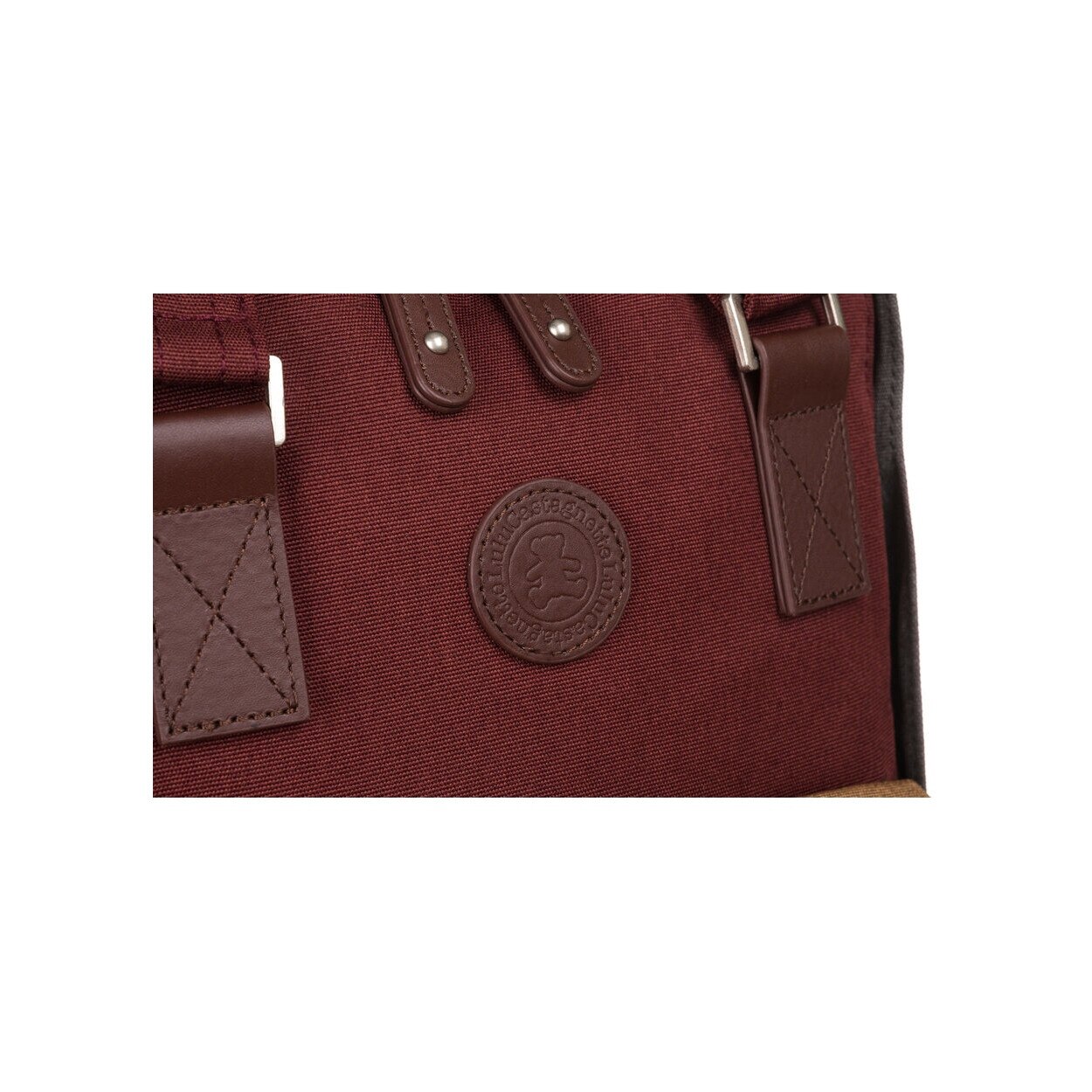 Rucsac fashion LuluCastagnette, compartiment laptop 14", wodoodporny, reglabil, negru