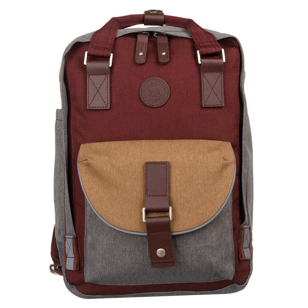 Rucsac fashion LuluCastagnette, compartiment laptop 14", wodoodporny, reglabil, negru