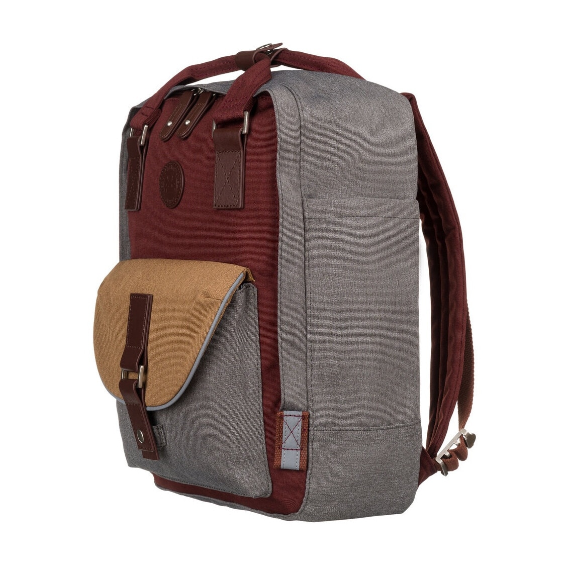 Rucsac fashion LuluCastagnette, compartiment laptop 14", wodoodporny, reglabil, negru