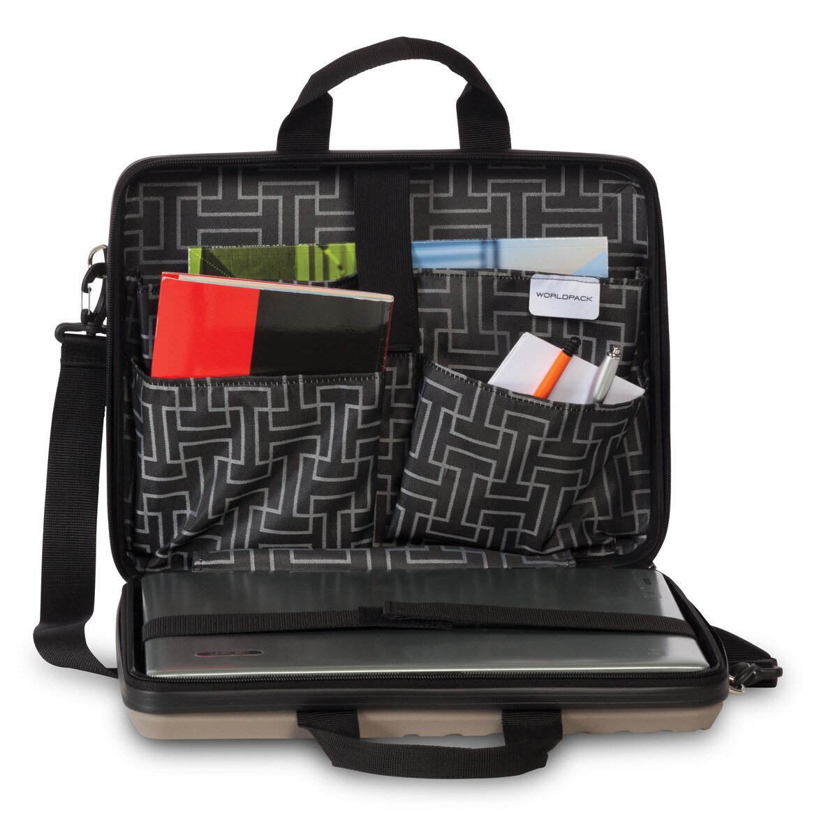 Geanta Laptop, Worldpack, Polipropilena, F10442, 15", Bej