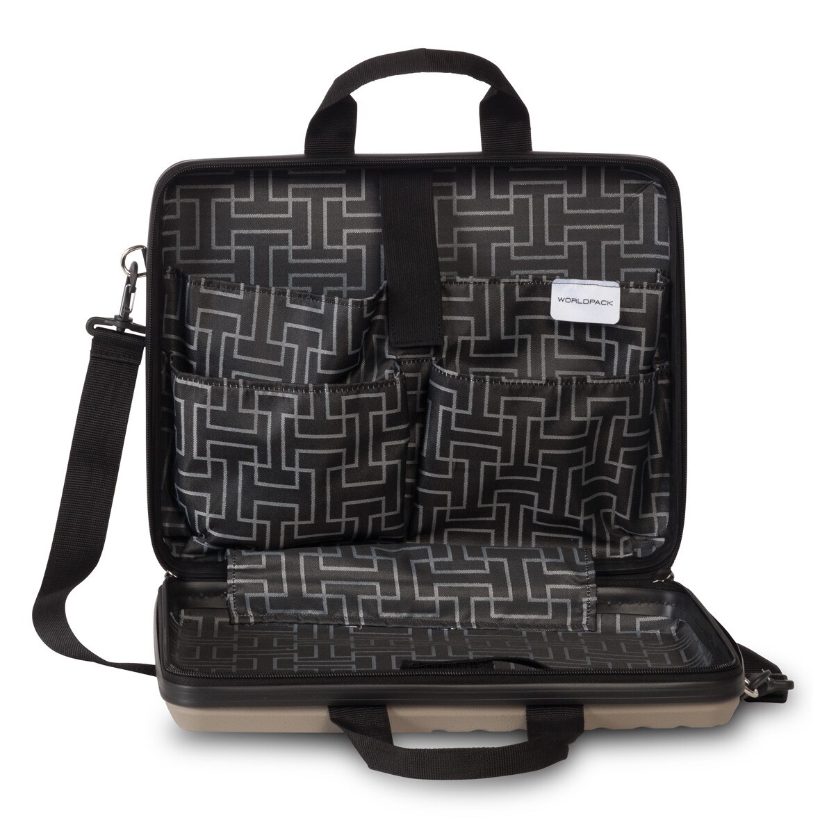 Geanta Laptop, Worldpack, Polipropilena, F10442, 15", Bej