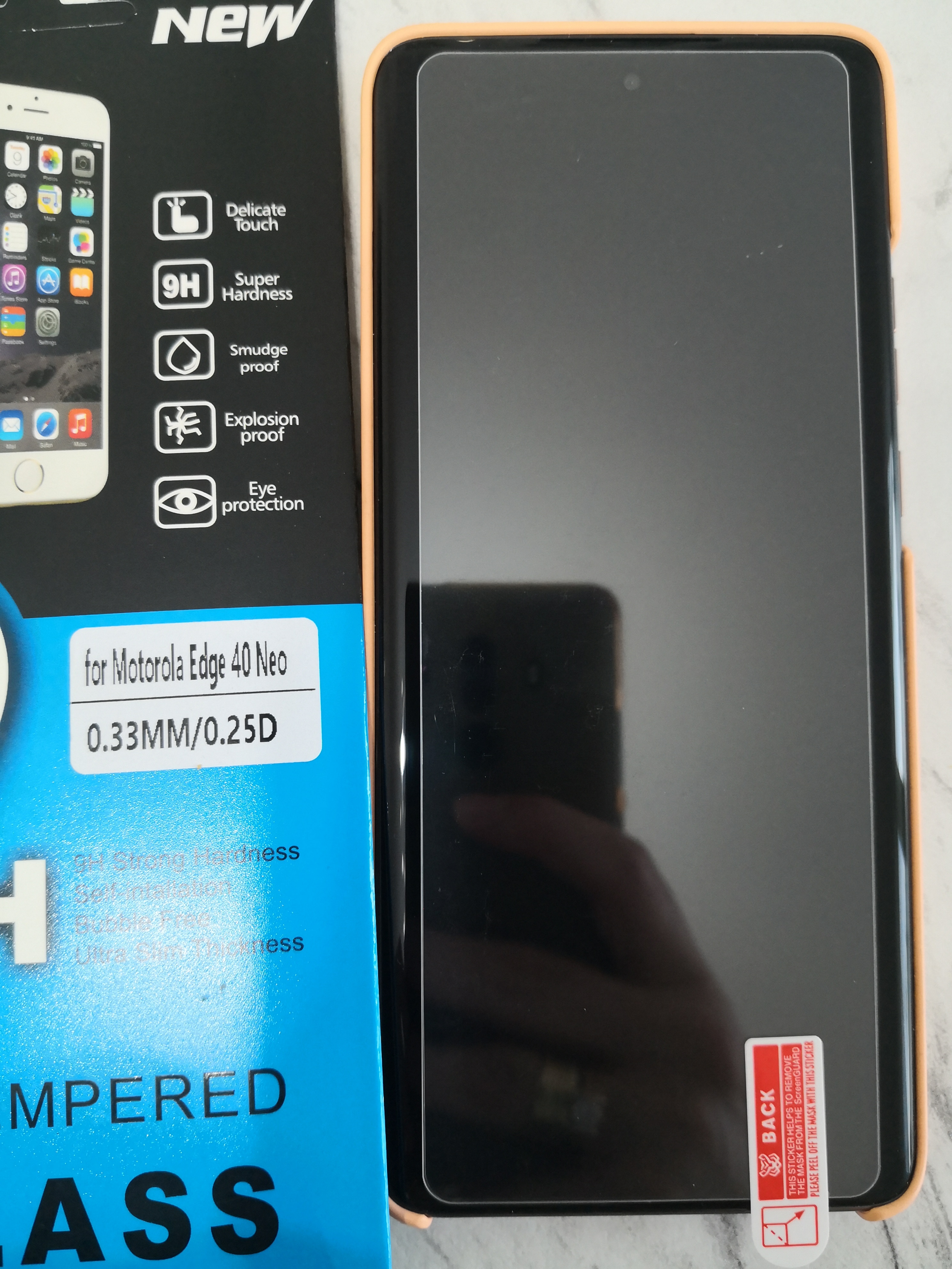 Folie de protectie tempered glass pentru Motorola Edge 40 Neo