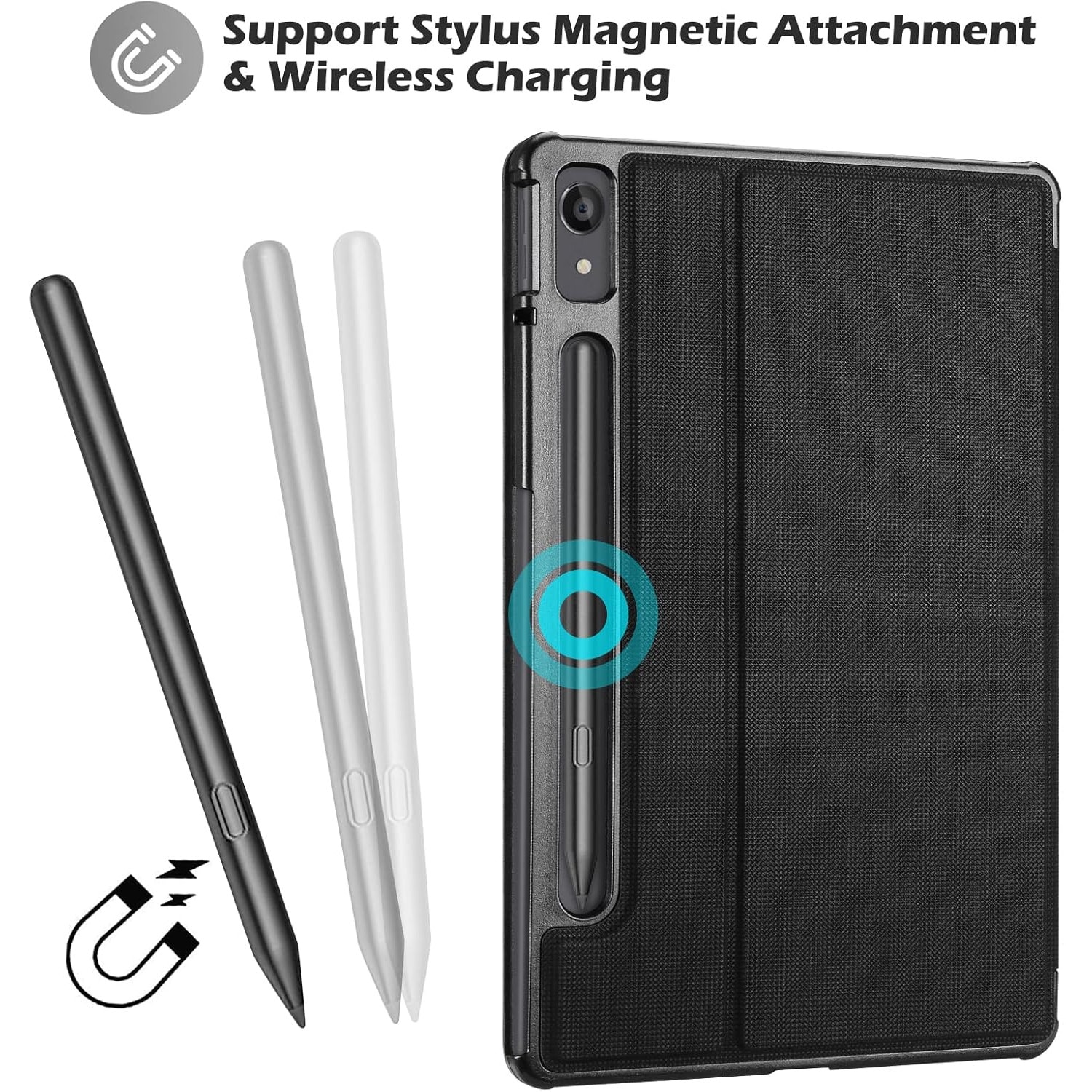 Husa Slim Sigloo, Smart Cover, Trifold, pentru Lenovo Tab P11 Pro( 2nd Gen), (TB-132FU/TB-138FU), 11.2", Good Night