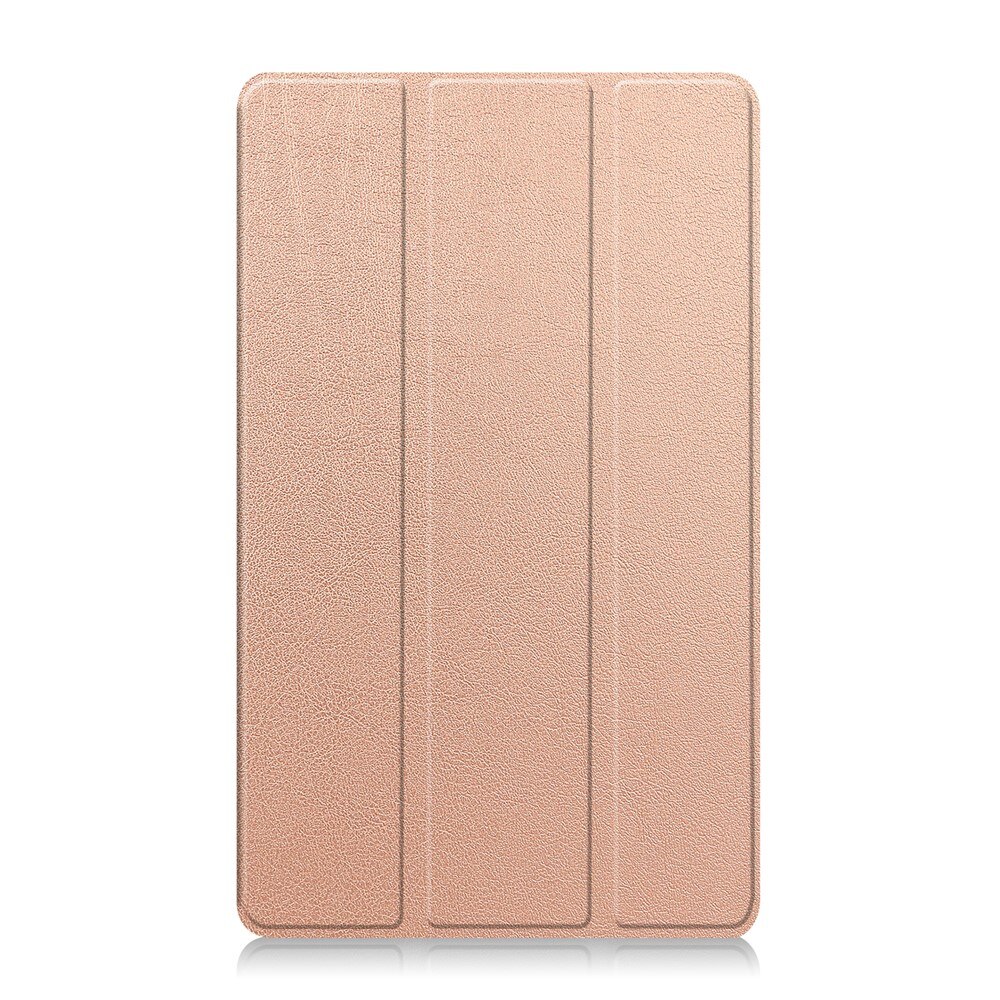 Husa tablete, Lenovo Tab One, Smartcase, roz rose gold, functie suport, material PU si PC