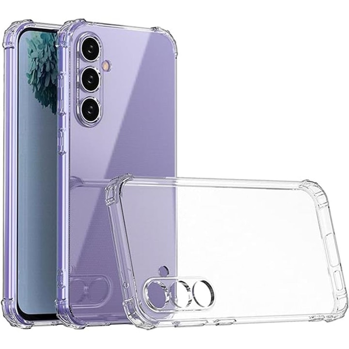 BestCase® Husa Anti Shock 1.5MM, Compatibila Cu Samsung Galaxy A16, Rezistenta La Socuri, Transparent