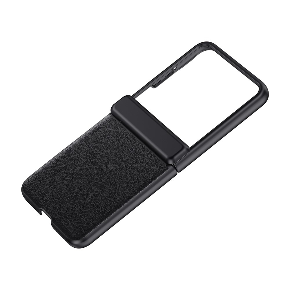 Husa telefon pentru Motorola Razr 50 Ultra, ERBORD, Piele ecologica/Plastic, Negru