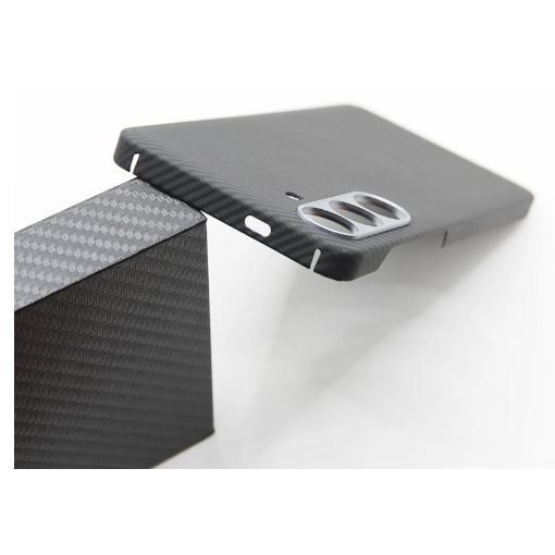 Husa de protectie Tip Kevlar (fibra aramida) pentru Samsung Galaxy S25 FE – Ultra-Slim, Anti-Alunecare, Compatibila MagSafe, Protectie la Socuri, Negru Carbon