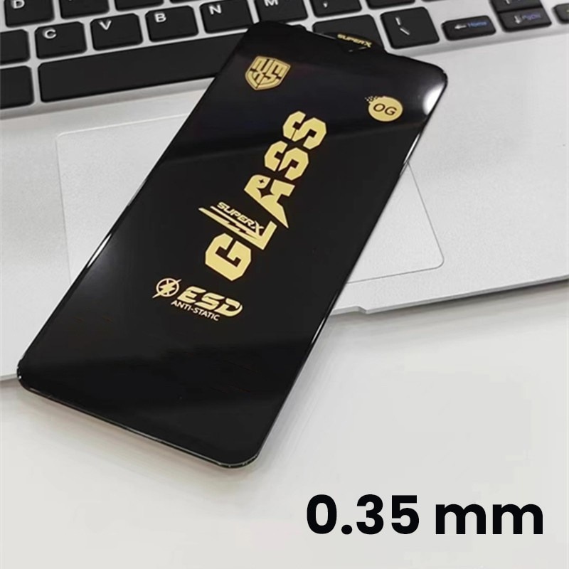 Folie de Protectie pentru Oppo A60, Flippy, Sticla Securizata ESD, Margini Negre, Rezistenta la Zgirieturi, Antistatica, 0.35 mm, Transparenta