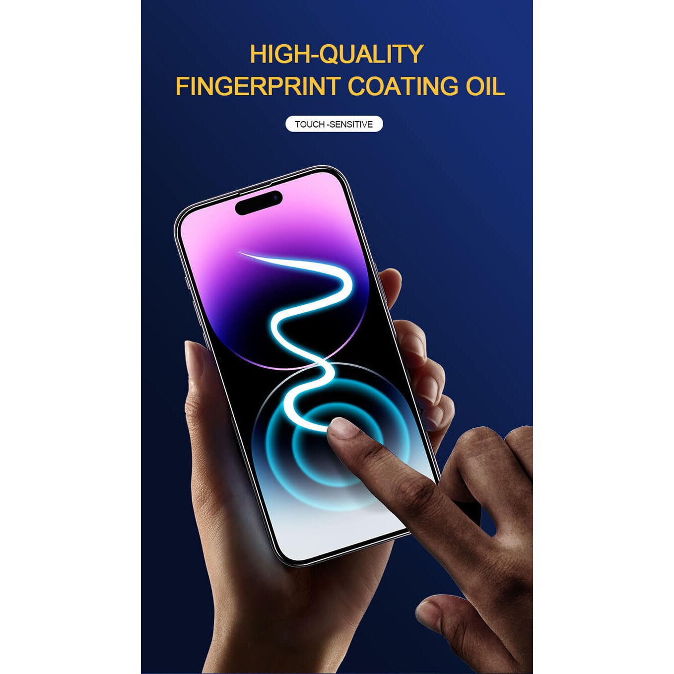 Folie sticla pentru iPhone13 ProMax / iPhone14 Plus, instalare usoara si rapida cu dispozitiv de potrivire automata in 30 sec cu Easy Install Kit patentat, protectie telefon