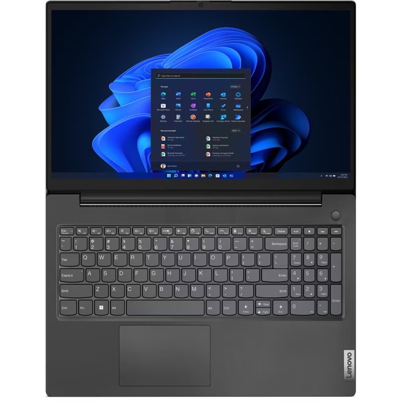 Laptop Lenovo cu procesor AMD Ryzen™ 7 7730U pana la 4.5GHz, 15.6" Full HD, IPS, 40GB DDR4, 512GB SSD, Video Integrated AMD Radeon™ Graphic, No OS, negru carbune