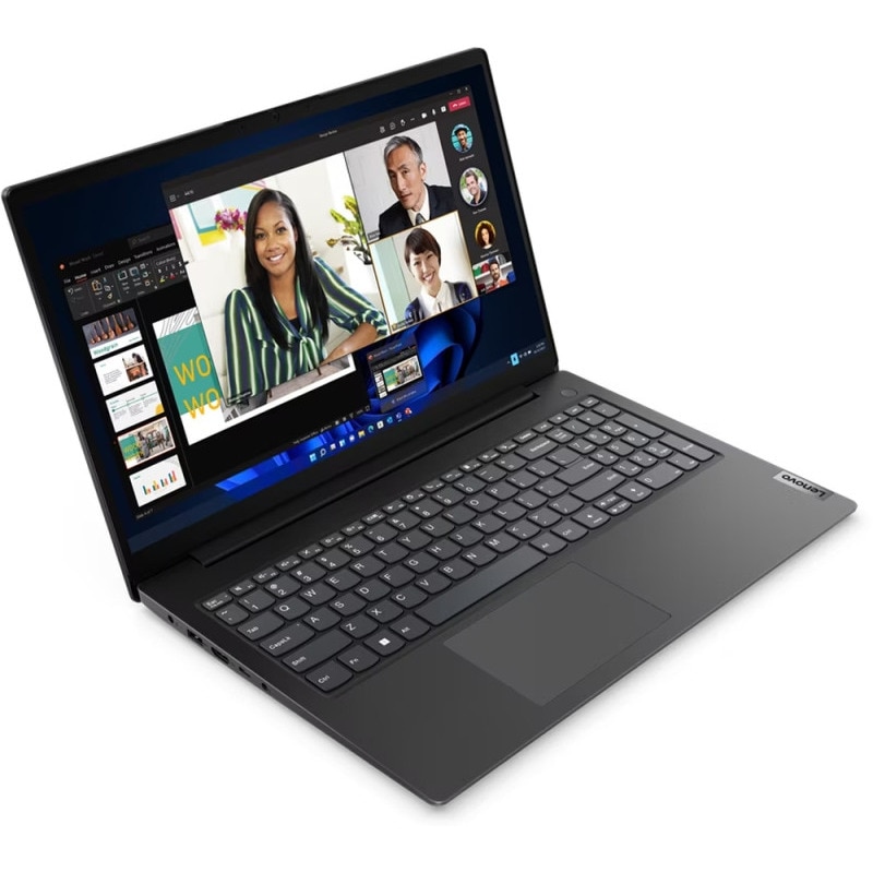 Laptop Lenovo cu procesor AMD Ryzen™ 7 7730U pana la 4.5GHz, 15.6" Full HD, IPS, 40GB DDR4, 512GB SSD, Video Integrated AMD Radeon™ Graphic, No OS, negru carbune