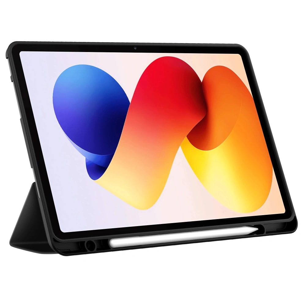 Husa pentru Xiaomi Redmi Pad 2 Pro 12.1 inch Soft Shell cu functie wake-up/sleep si compartiment pentru stylus, tip stand -