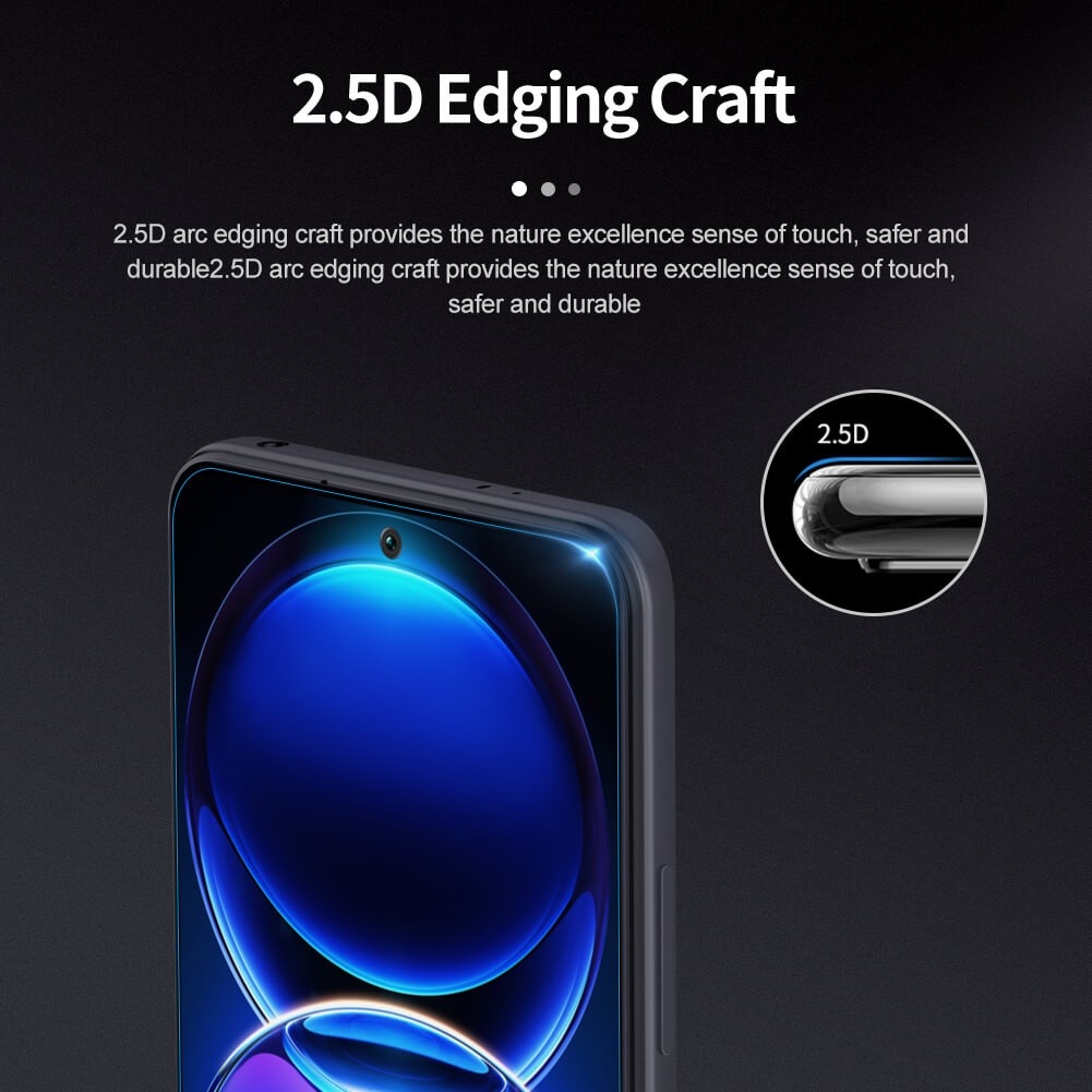 Folie Sticla Securizata, Flippy, Pentru Xiaomi Redmi note 12 Pro, Full Glue, Margini Negre, Transparent