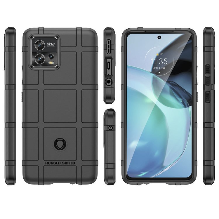 Husa Telefon, ERBORD, TPU, Pentru Motorola Moto G72 4G, Negru