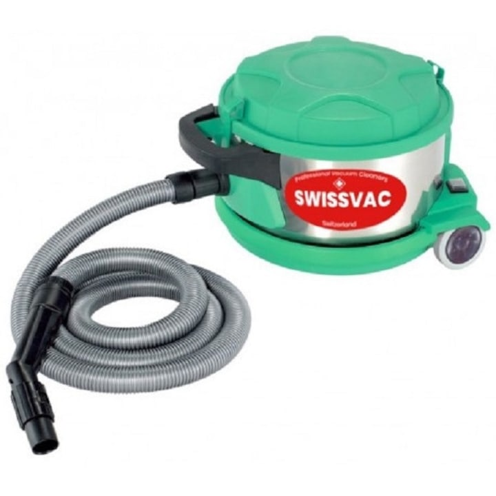Aspirator silentios uscat AC-101 SWISSVAC, 1 motor, 1000W, tensiune 230V, cuva inox 10 litri