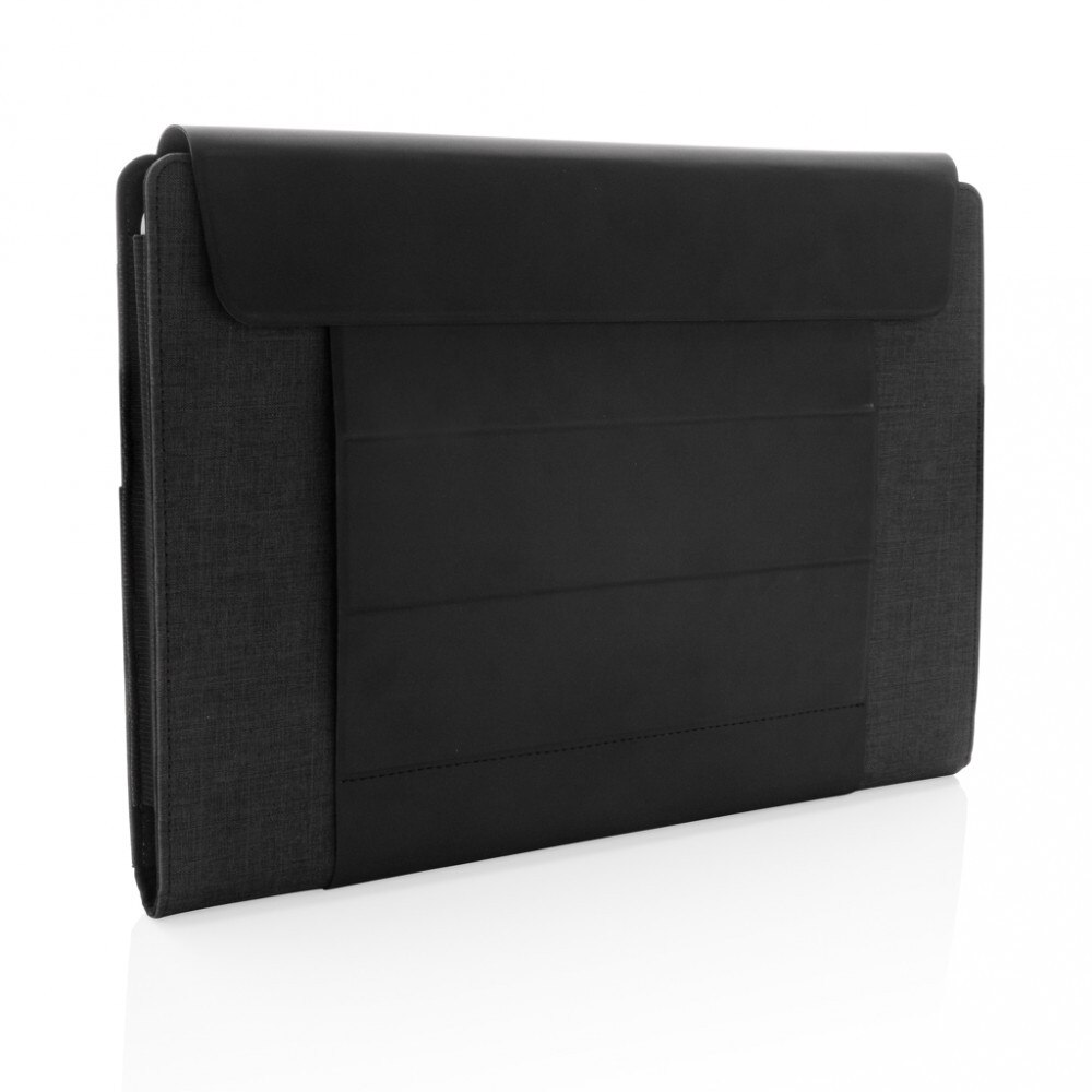 Geanta laptop 15.4 inch, 2-in-1, 36.9x28x3 cm, XD by AleXer, 20SEP0001, Poliester, Poliuretan, Negru, breloc inclus
