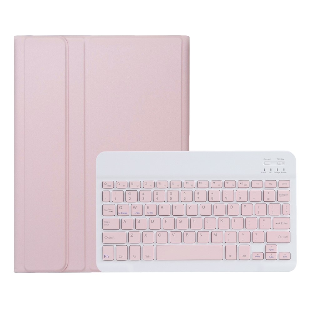 Husa cu tastatura pentru Samsung Galaxy Tab S11, 2 in 1, slot pentru stylus, roz