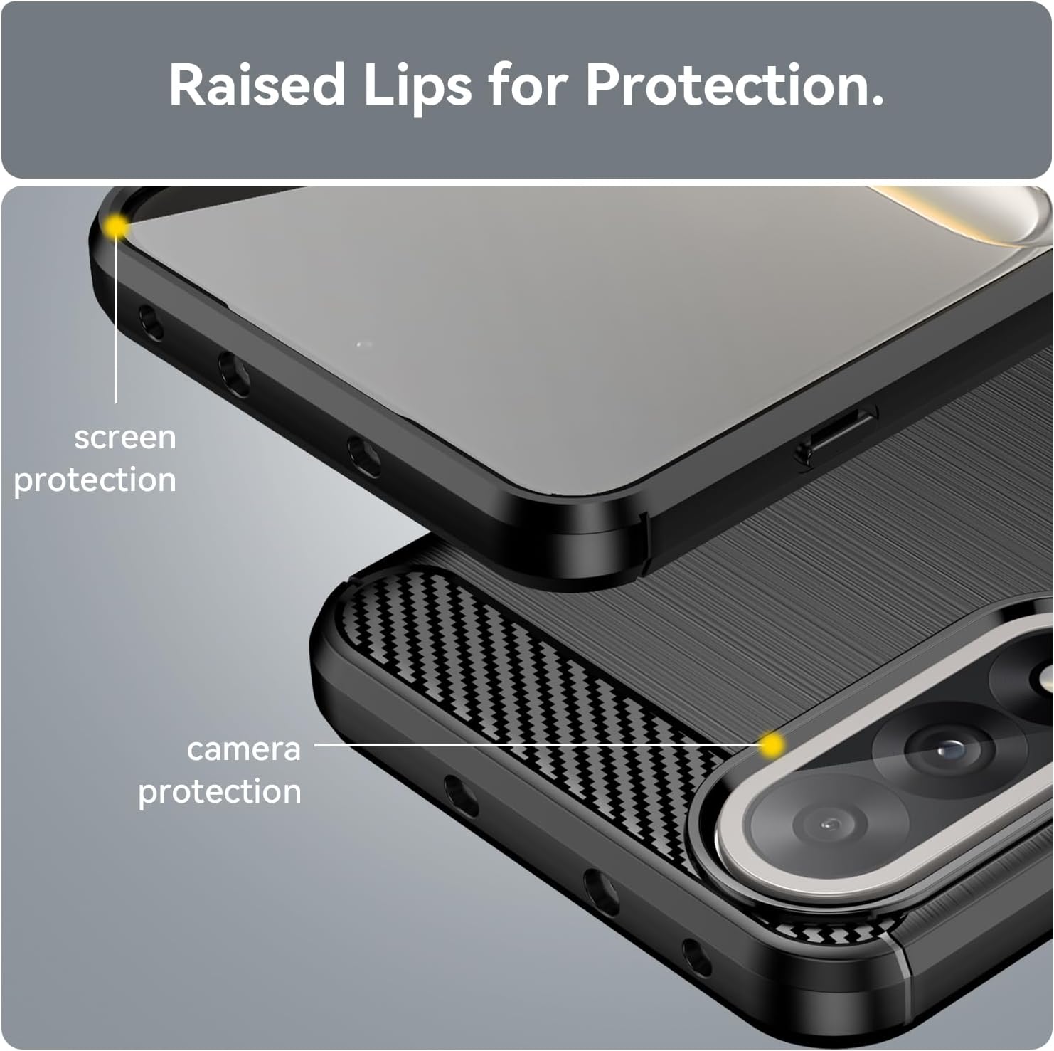 Husa pentru OnePlus Nord 5 Carbon Liquid Silicone Negru