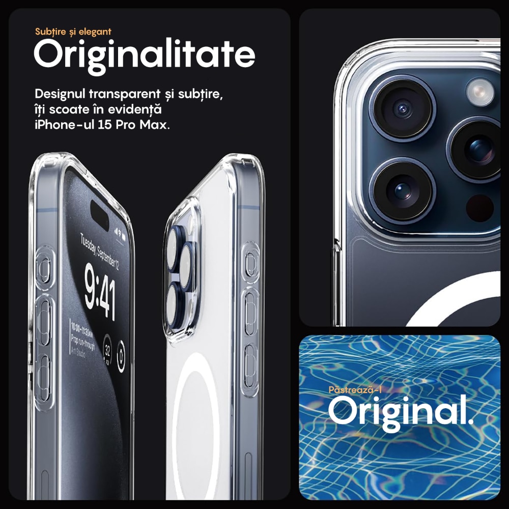 Husa compatibila cu Incarcarea Magsafe pentru Apple iPhone 14 Plus, CASEY STUDIOS™, de Protectie, Slim, pentru Incarcare Wireless, Margini Ridicate pentru Protectia Ecranului si a Camerelor