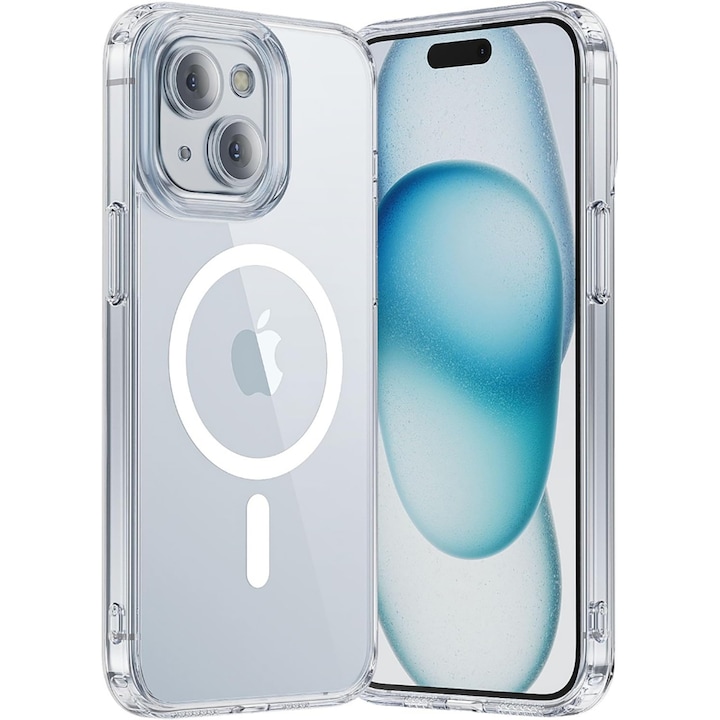 Husa compatibila cu Incarcarea Magsafe pentru Apple iPhone 14 Plus, CASEY STUDIOS™, de Protectie, Slim, pentru Incarcare Wireless, Margini Ridicate pentru Protectia Ecranului si a Camerelor