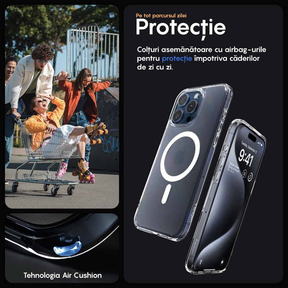Husa compatibila cu Incarcarea Magsafe pentru Apple iPhone 14 Plus, CASEY STUDIOS™, de Protectie, Slim, pentru Incarcare Wireless, Margini Ridicate pentru Protectia Ecranului si a Camerelor