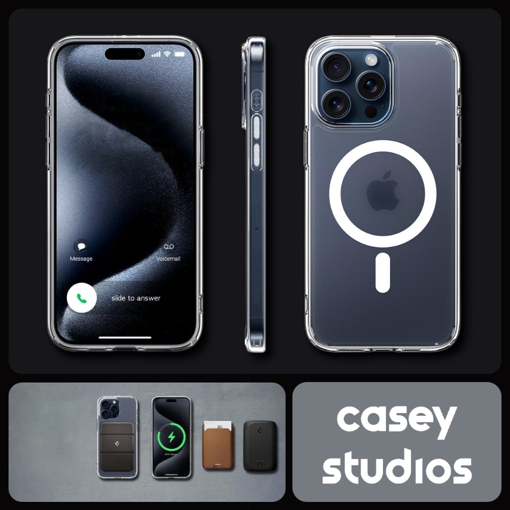 Husa compatibila cu Incarcarea Magsafe pentru Apple iPhone 14 Plus, CASEY STUDIOS™, de Protectie, Slim, pentru Incarcare Wireless, Margini Ridicate pentru Protectia Ecranului si a Camerelor