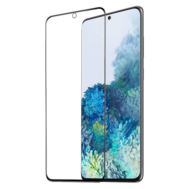Folie sticla Tempered Glass 20D, compatibila cu Xiaomi redmi Note 8T, Negru