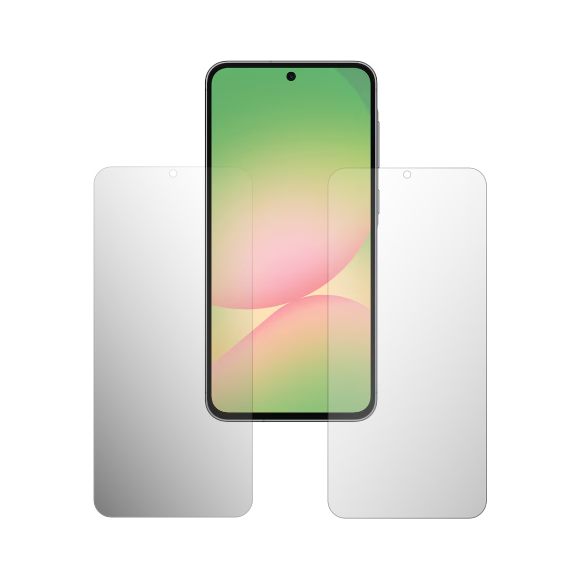 Set 2X Folie Protectie Ecran iSkinz Matte pentru Samsung Galaxy A56, A56 5G - Full Cut, Invisible Skinz Matte, Siliconica Mata Anti-Amprenta, Anti-Reflex, Adeziva si Flexibila