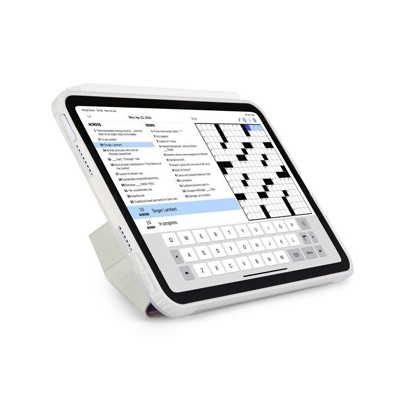 Husa Pipetto Origami No1 compatibila cu iPad Mini 6 2021 / 7 2024 Purple