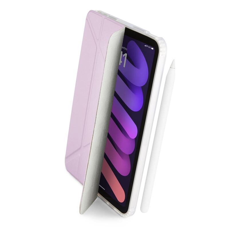 Husa Pipetto Origami No1 compatibila cu iPad Mini 6 2021 / 7 2024 Purple