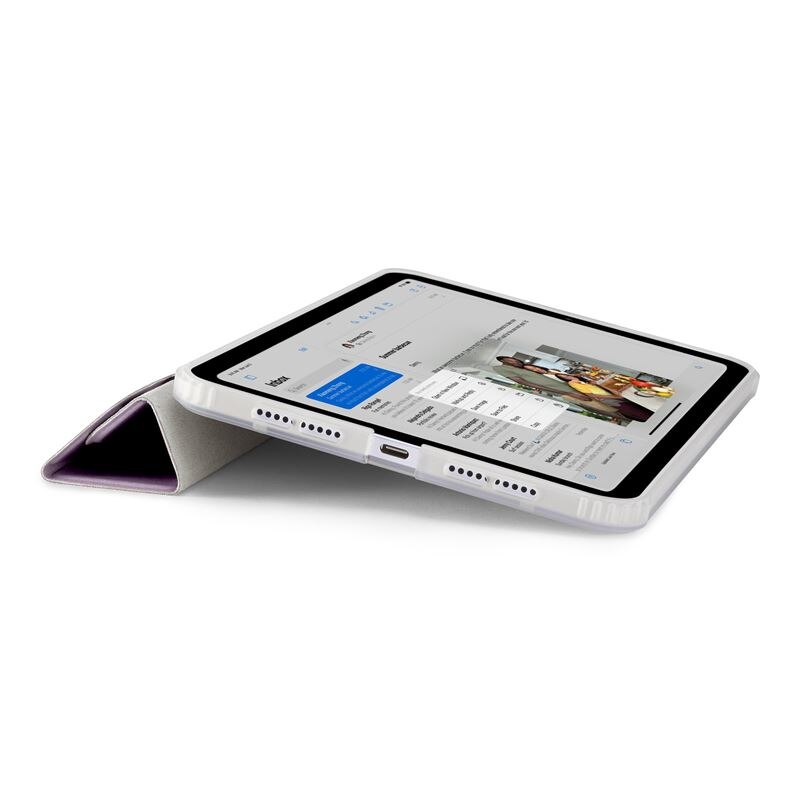 Husa Pipetto Origami No1 compatibila cu iPad Mini 6 2021 / 7 2024 Purple